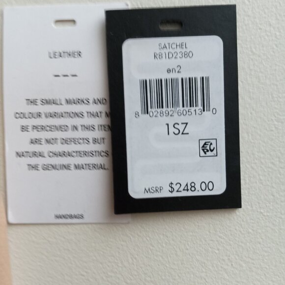 DKNY leather satchel handbag - Picture 5 of 6